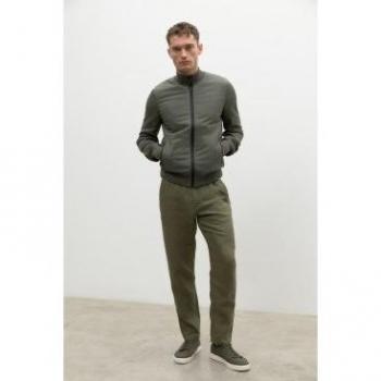 Ecoalf - Abrigo de punto Petrea en color verde para hombre
