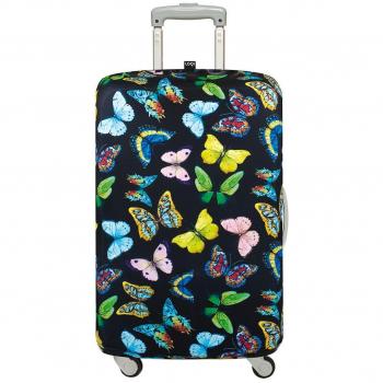 LOQI Artist Wild Butterflies Luggage Cover, Size - Medium Organizador para Maletas, 30 cm, Multicolor