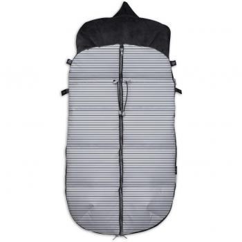 Fuli&co Stretta - Saco universal para silla de paseo, 93.5 x 45 x 5 cm, color gris