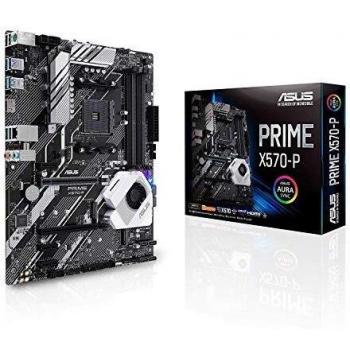 ASUS Prime X570-P Placa Base ATX AM4 con PCIe 4.0, DDR4 4400MHz, Doble M.2, HDMI y USB 3.2 Gen. 2