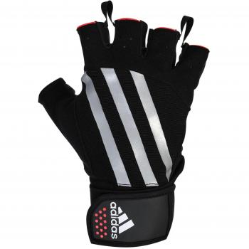 adidas Weightlifting Guantes de Pesas, Unisex Adulto,color: Negro con rojo, talla del manufacturier: S