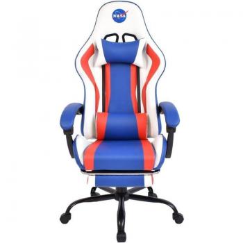 Silla Gaming NASA Discovery White/Blue/Red