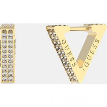 Pendientes Mujer Guess Crazy Earrings JUBE03306JWYGT-U - Triángulo Chapado Acero