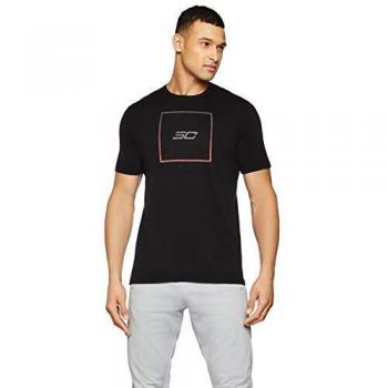 Under Armour Sc30 Box Logo tee Camiseta, Hombre, Negro