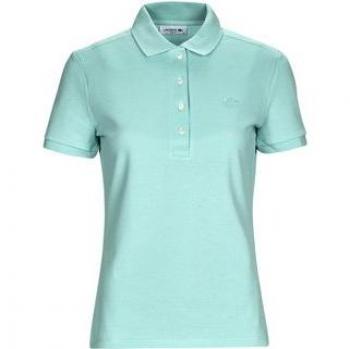 Lacoste Women's Clear Blue Polo Shirt PF5462, Size L