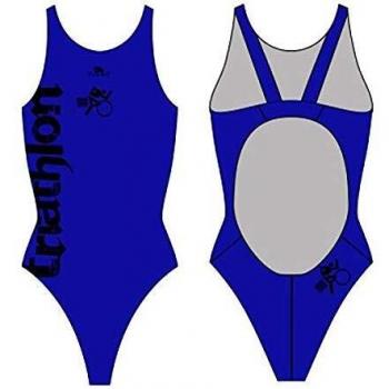 Traje de Baño Turbo Pro Triatlón Resistente y Bikini Turbo Triatlón Royal/Negro para Mujer
