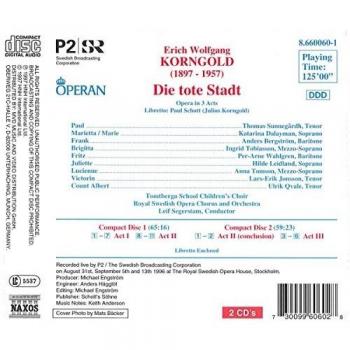 Korngold: The Dead City (Complete Recording) (Live Stockholm 1996)