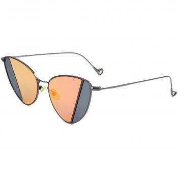 Eyepetizer Bill C.3-C-7G Women’s Sunglasses Gunmetal Size 54
