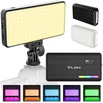 Ulanzi VIJIM VL196 RGB Dimmable LED Video Light with Diffuser (2500K-9000K, 12W)