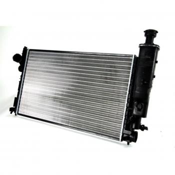 Radiador de refrigeración del motor THERMOTEC D7P047TT, Aluminio y Plástico, 378 mm x 610 mm x 23 mm, compatible con caja de cambios manual, aletas unidas mecánicamente