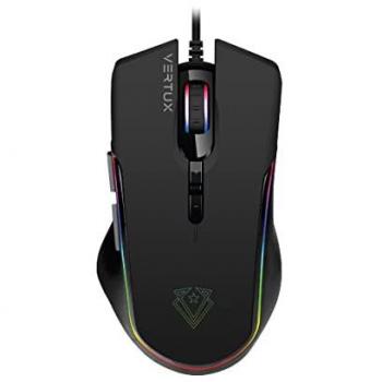 Ratón Gaming Vertux Assaulter con Cable, 10,000 DPI, LED Personalizable y 7 Botones Programables