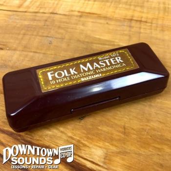 Suzuki Folkmaster 1072RE Diatonic Harmonica in D Major