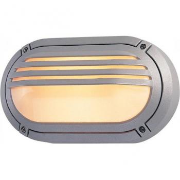 Aplique de exterior Verona, plateado, 1 luz, 60W, IP54, E27