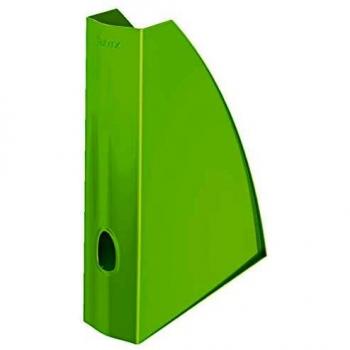Organizador de Revistas Leitz WOW A4 Verde con Agarre