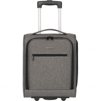 Travelite Cabin 2w Underseater Trolley - Grey Melange, Compact Carry-On Luggage