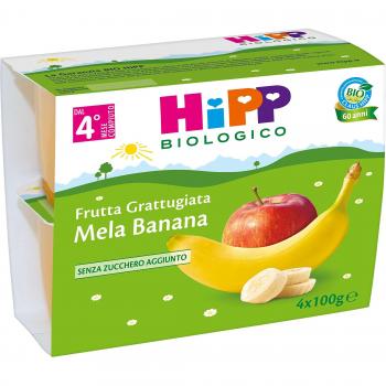 Frutta grattugiata Mela e Banana Hipp