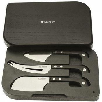 Legnoart Lattevivo CK-1DX - Juego de cuchillos para cortar queso