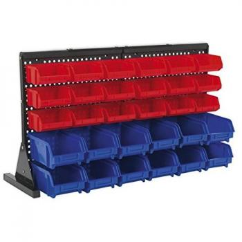 Sealey TPS1218 - Estantería con cajas de almacenamiento