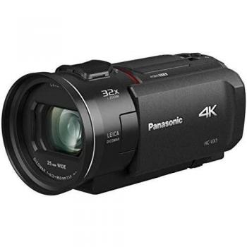 Panasonic HC-VX1 - Videocámara Semi-Profesional de 24x, O.I.S de 5 Ejes, Objetivo Leica F1.8 - F4, Zoom 25 mm - 600 mm, 4K, HD, Color Negro