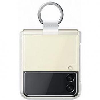 Samsung Galaxy Z Flip3 Clear Cover with Ring - Official Samsung Case - Transparent