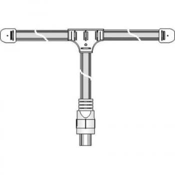 Antena de Televisión E+P UKW Wurfantenna AA 87, 1.8m, 42 dB con Cable Coaxial