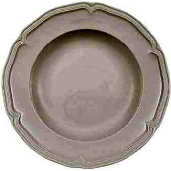 Villeroy & Boch Manoir Soup Plate, 23 cm, Premium Porcelain, White