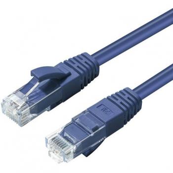 Microconnect MC-UTP6A0025B Cable de Red Cat6a U/UTP Azul 0,25m