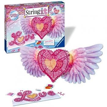 Kit Creativo Ravensburger String It Maxi: Corazón 3D