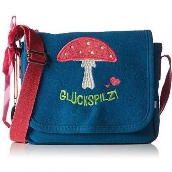 Adelheid Glückspilz Kindergartentasche - Bolso de las muchachas de material sintético niña, color marrón, talla 16x20x7 cm