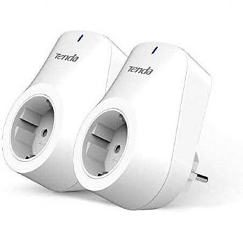 Tenda SP3 Enchufe WiFi Inteligente, Smart Plug Para Controlar sus Dispositivos desde Cualquier Lugar, Funciona con Amazon Alexa y Google Home Pack 2