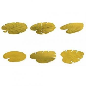 Villa dEste Home Tivoli Juego De 6 Manteles IndividualesEvaColor Dorado445x39 cm