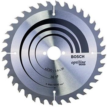 Hoja de Sierra Circular Bosch Optiline Wood 230x30x2,8mm 36 Dientes