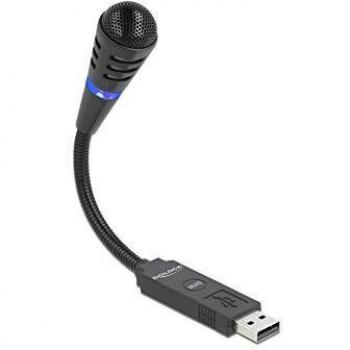 Kit de Micrófono USB Krom Kapsule con Botón de Silencio