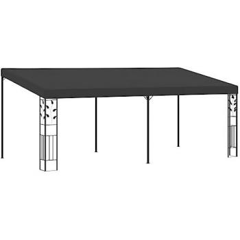 Cenador de Montaje en Pared 6x3x2,5 m Antracita vidaXL