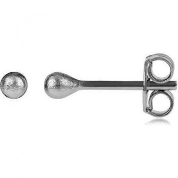 Córdoba Jewels | Pendientes en plata de ley 925 con zirconita con diseño Bolita Zirconium Silver