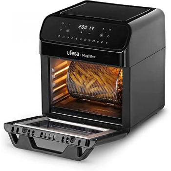 Ufesa Magister Freidora de Aire Digital 12L Sin Aceite, 1850W, 12 Programas, Temporizador y Accesorios Incluidos