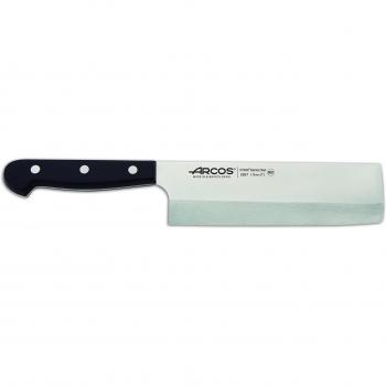 Cuchillo Usuba Arcos Serie Universal, Hoja de Acero Inoxidable NITRUM 175mm, Mango de Polioximetileno en Estuche