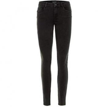 Vero Moda Women's Slim Fit Shape Up Jeans vmseven 501 Dark Grey Denim