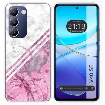 Funda de Silicona para Vivo V40 SE 5G Diseño Mármol 03