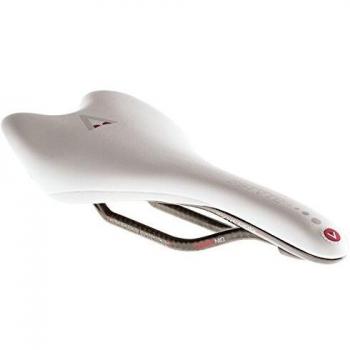 Astute skycarb Sr Full Carbon, sillín Ciclo Unisex – Adulto, Blanco Puro, 135 x 275 mm