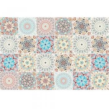 Ambiance Live BVBA Pack De 24 Adhesivos Azulejos MandalaMulticolor