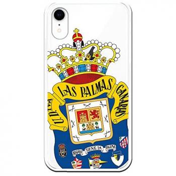 Funda Original Transparente para iPhone XR - Escudo Licenciado de Las Palmas