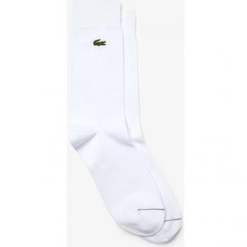 Calcetines de corte alto blanco Lacoste