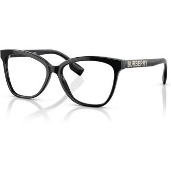 Burberry Grace BE2364 3001 54-18 Black Cat Eye Eyeglasses
