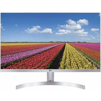 Monitor LG 27MK600M-W de 27 Pulgadas, Full HD, IPS LED, 75Hz, Tiempo de Respuesta 5ms, Relación de Contraste 1000:1, Brillo 250nit, NTCS 72%, Proporción de Aspecto 16:9 con Conexiones HDMI