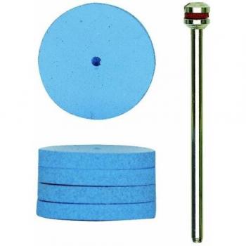 PROXXON 2228294 Set 10 pulidores elásticos Silicona Planos 22 mm, Metal