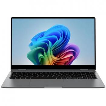 Samsung Galaxy Book5 360 - Portátil 15.6 AMOLED, Intel Core Ultra 7 256V, 16GB RAM, 1TB SSD, Windows 11, Color Gris Moonstone