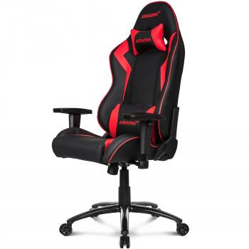 AKRACING Octane - Silla (Asiento acolchado, Respaldo acolchado, Negro, Rojo, Negro, Rojo, Negro, cuero PU)