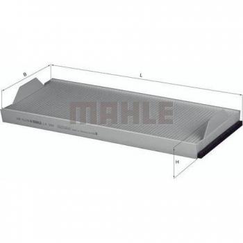 Filtro de Habitáculo Mahle LA 358 - Filtro de aire para el habitáculo, diseñado para eliminar impurezas y contaminantes del aire exterior, fabricado por MAHLE ORIGINAL, con alta eficiencia de filtración y fácil instalación