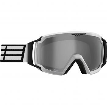 Salice 618 Men's White Sunglasses with Silver Accents